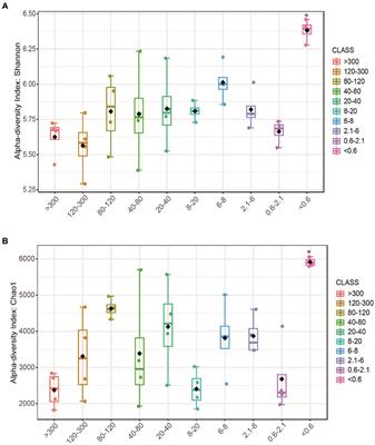 Relationships among bacterial cell size, diversity, and taxonomy in rumen